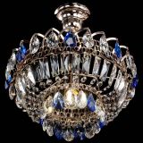 Люстра Астра Бутон №1 с подвесом Синяя в Кирове