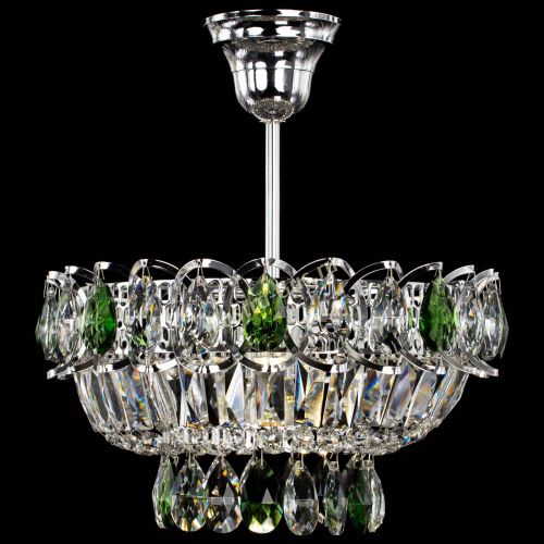 Люстра Астра Бутон №1 с подвесом Зеленая в Кирове Гусь Хрустальный