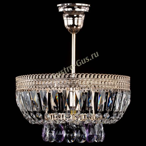 Люстра Астра Флоренция №1 мини фиолетовая в Кирове Гусь Хрустальный