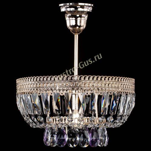 Люстра Астра Флоренция №1 мини фиолетовая в Кирове Гусь Хрустальный