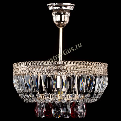 Люстра Астра Флоренция №1 мини красная в Кирове Гусь Хрустальный