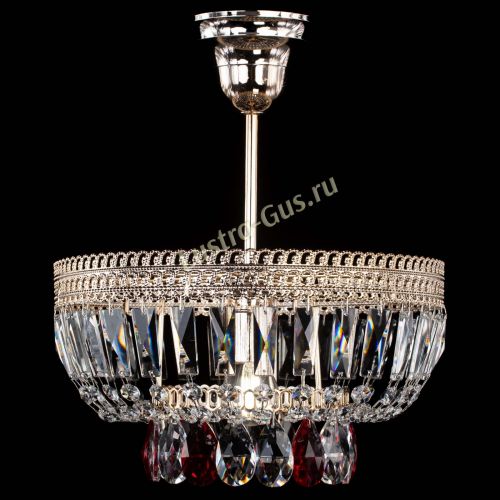 Люстра Астра Флоренция №1 мини красная в Кирове Гусь Хрустальный