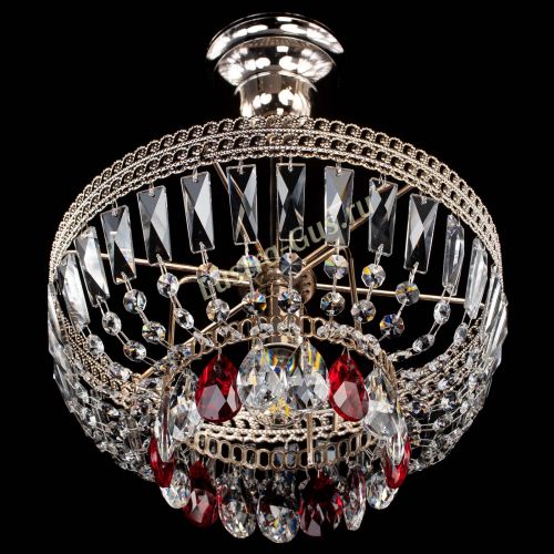 Люстра Астра Флоренция №1 мини красная в Кирове Гусь Хрустальный