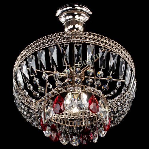 Люстра Астра Флоренция №1 мини красная в Кирове Гусь Хрустальный
