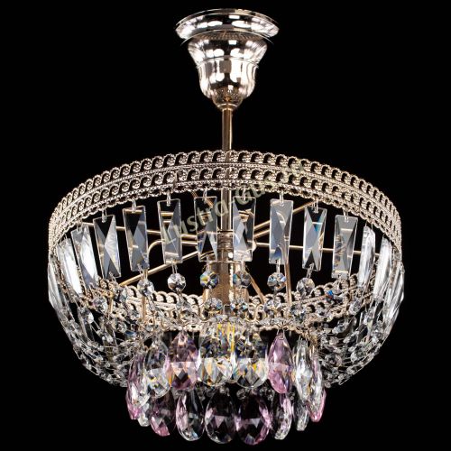 Люстра Астра Флоренция №1 мини розовая в Кирове Гусь Хрустальный