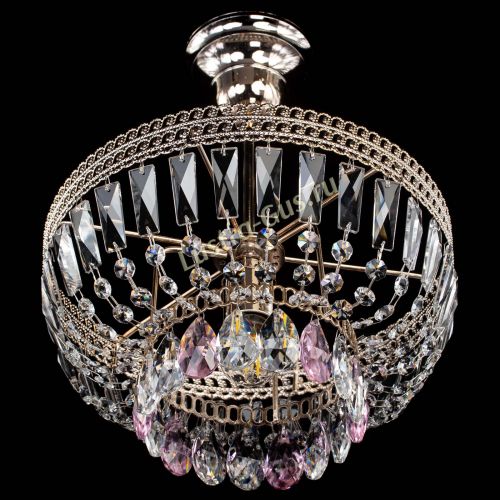 Люстра Астра Флоренция №1 мини розовая в Кирове Гусь Хрустальный