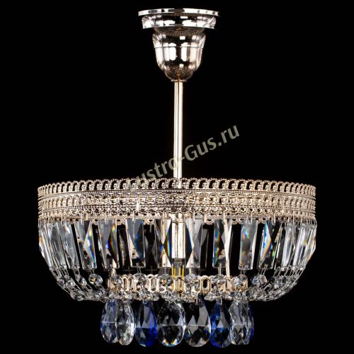 Люстра Астра Флоренция №1 мини синяя в Кирове Гусь Хрустальный