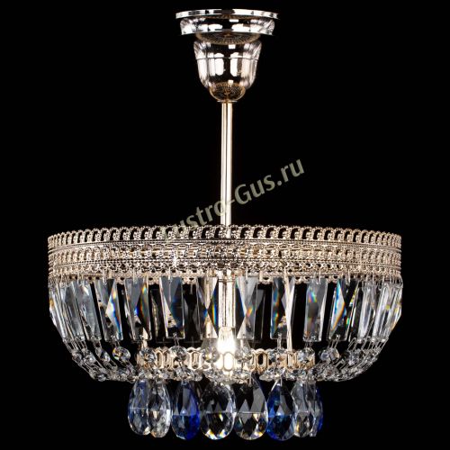 Люстра Астра Флоренция №1 мини синяя в Кирове Гусь Хрустальный