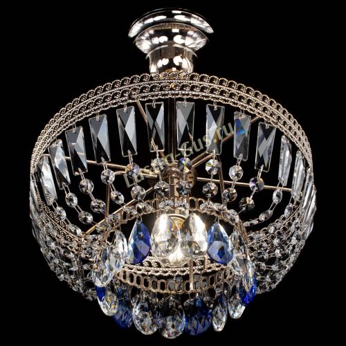 Люстра Астра Флоренция №1 мини синяя в Кирове Гусь Хрустальный