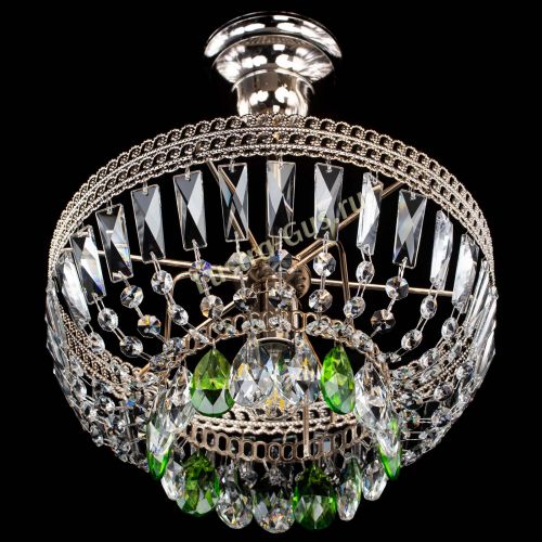 Люстра Астра Флоренция №1 мини зеленая в Кирове Гусь Хрустальный