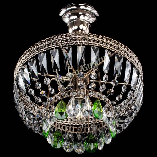 Люстра Астра Флоренция №1 мини зеленая в Кирове Гусь Хрустальный