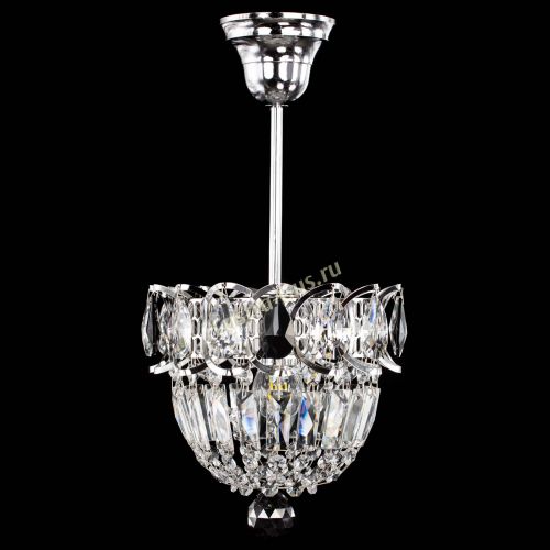 Люстра Астра Купол №1 с подвесом Черная в Кирове Гусь Хрустальный