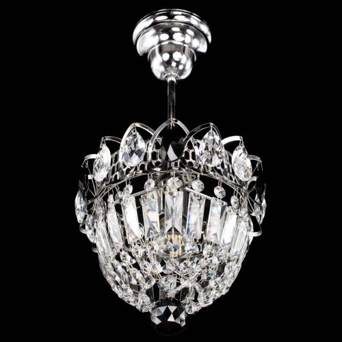 Люстра Астра Купол №1 с подвесом Черная в Кирове Гусь Хрустальный