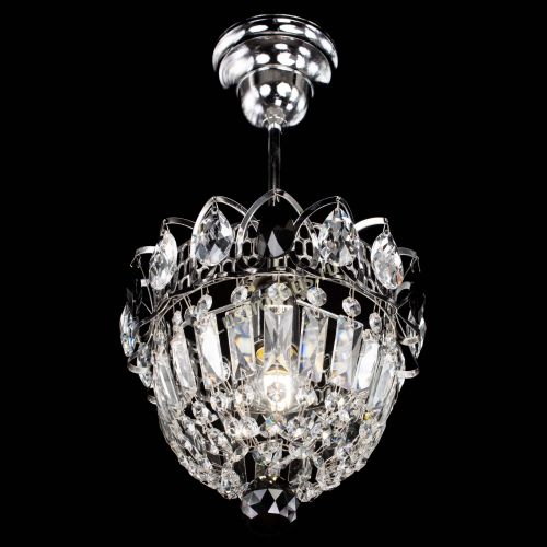 Люстра Астра Купол №1 с подвесом Черная в Кирове Гусь Хрустальный