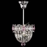 Люстра Астра Купол №1 с подвесом Розовая в Кирове