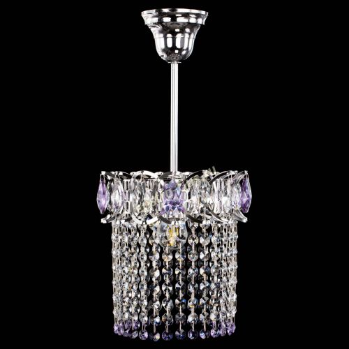 Люстра Астра оптикон №1 фиолетовая в Кирове Гусь Хрустальный