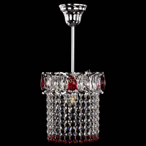 Люстра Астра оптикон №1 красная в Кирове Гусь Хрустальный