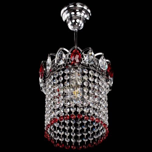 Люстра Астра оптикон №1 красная в Кирове Гусь Хрустальный