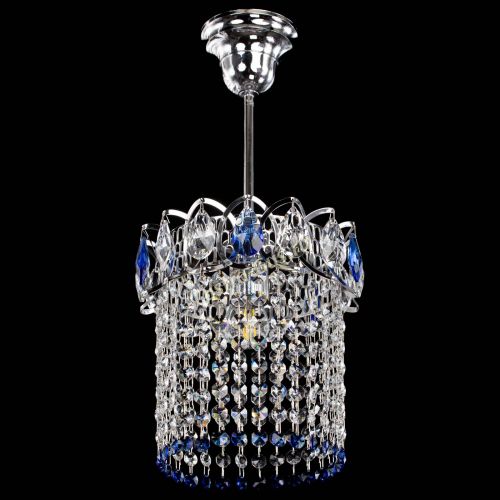 Люстра Астра оптикон №1 синяя в Кирове Гусь Хрустальный