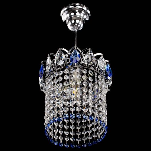 Люстра Астра оптикон №1 синяя в Кирове Гусь Хрустальный