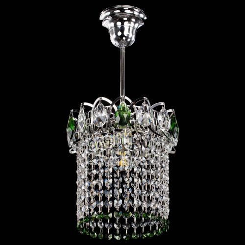 Люстра Астра оптикон №1 зеленая в Кирове Гусь Хрустальный