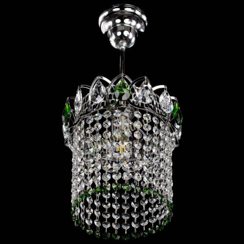 Люстра Астра оптикон №1 зеленая в Кирове Гусь Хрустальный