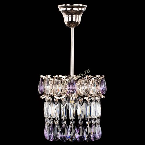 Люстра Астра пластинка №1 фиолетовая в Кирове Гусь Хрустальный