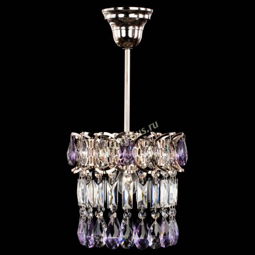 Люстра Астра пластинка №1 фиолетовая в Кирове Гусь Хрустальный
