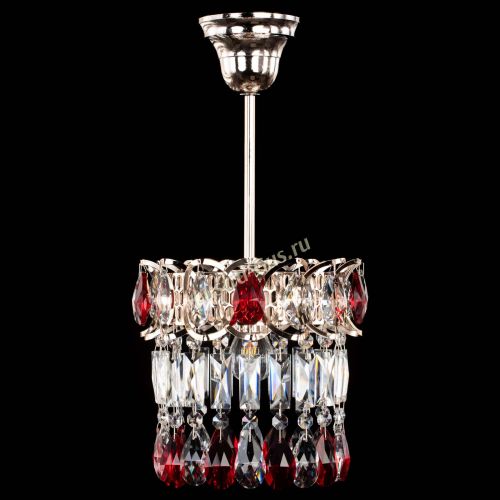 Люстра Астра пластинка №1 красная в Кирове Гусь Хрустальный