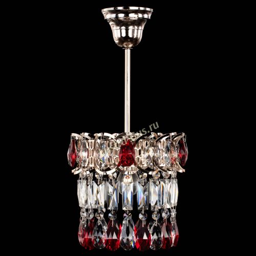 Люстра Астра пластинка №1 красная в Кирове Гусь Хрустальный