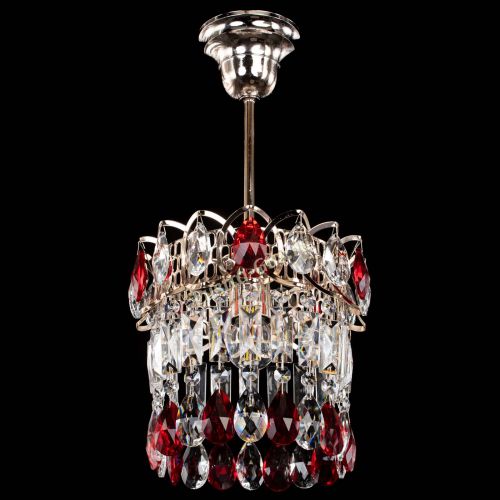 Люстра Астра пластинка №1 красная в Кирове Гусь Хрустальный