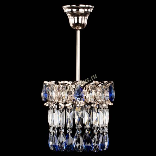 Люстра Астра пластинка №1 синяя в Кирове Гусь Хрустальный