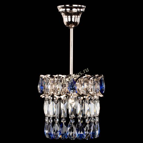Люстра Астра пластинка №1 синяя в Кирове Гусь Хрустальный