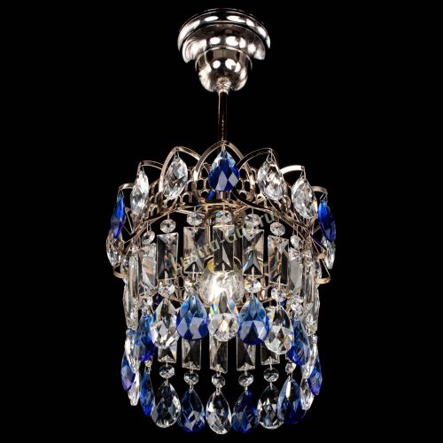 Люстра Астра пластинка №1 синяя в Кирове Гусь Хрустальный