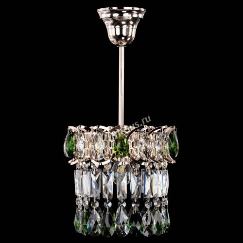 Люстра Астра пластинка №1 зеленая в Кирове Гусь Хрустальный