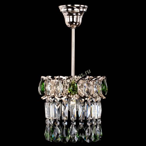 Люстра Астра пластинка №1 зеленая в Кирове Гусь Хрустальный