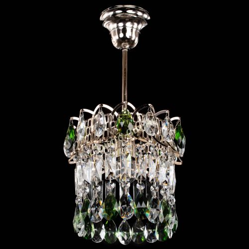 Люстра Астра пластинка №1 зеленая в Кирове Гусь Хрустальный