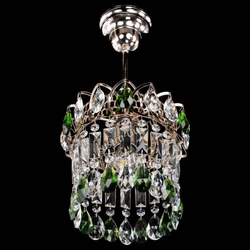 Люстра Астра пластинка №1 зеленая в Кирове Гусь Хрустальный