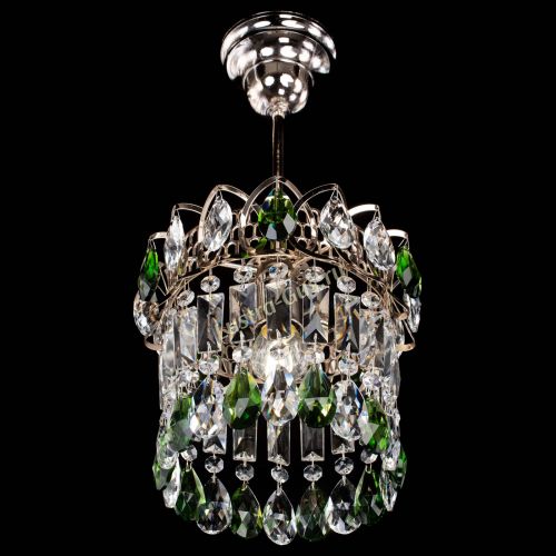 Люстра Астра пластинка №1 зеленая в Кирове Гусь Хрустальный