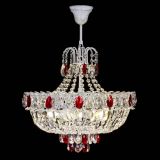 Люстра Астра Белая с подвесом красная в Кирове