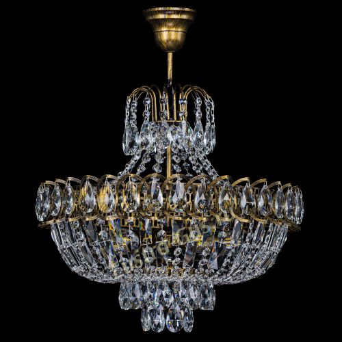 Люстра Астра с подвесом под бронзу в Кирове Гусь Хрустальный
