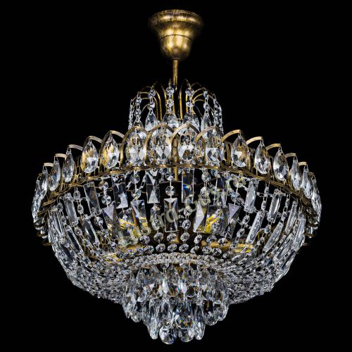 Люстра Астра с подвесом под бронзу в Кирове Гусь Хрустальный