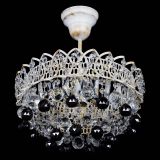 Люстра Астра шар №1 Черная белая в Кирове