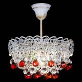 Люстра Астра шар №1 Красная белая в Кирове