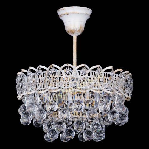 Люстра Астра шар №1 белая в Кирове Гусь Хрустальный