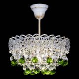 Люстра Астра шар №1 Зеленая белая в Кирове