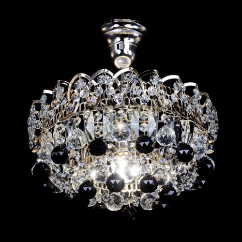 Люстра Астра шар черная 1 лампа в Кирове Гусь Хрустальный