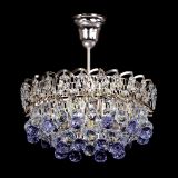 Люстра Астра шар фиолетовая 1 лампа в Кирове