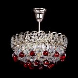 Люстра Астра шар красная 1 лампа в Кирове