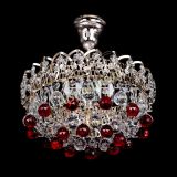 Люстра Астра шар красная 1 лампа в Кирове